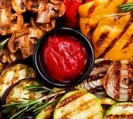 Colorful grilled side dishes, complementing your BBQ meals